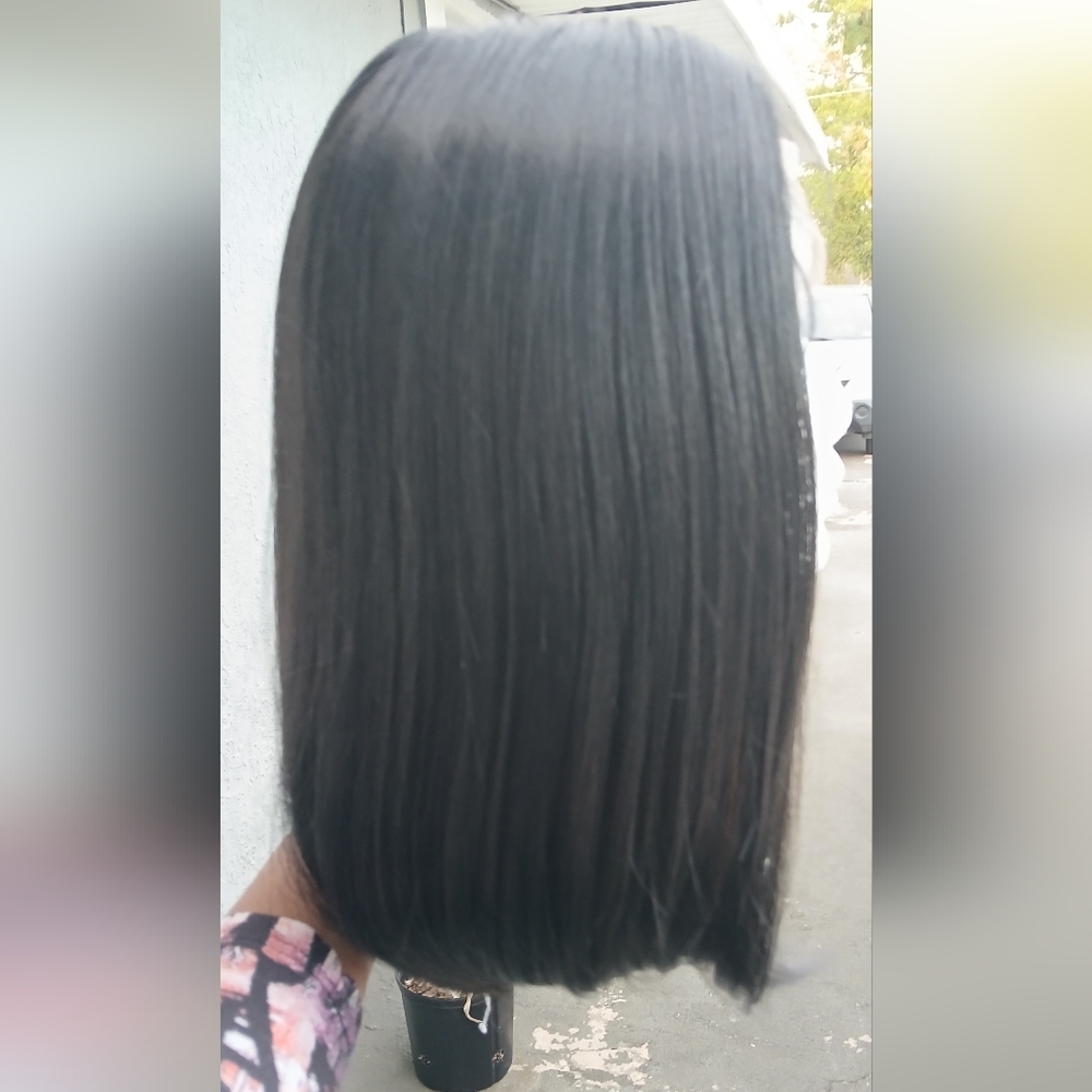 Classic Straight 1B/30 Women’s Wig - Unbranded - Picture 5 of 8